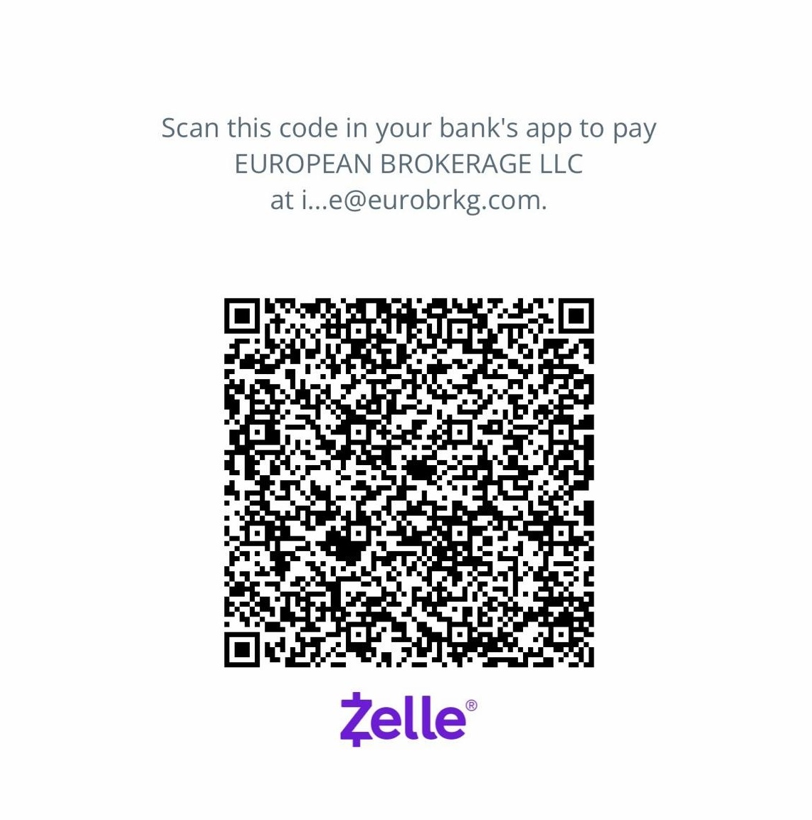 Zelle QR Code